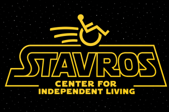 Stavros Logo made to look like the Star Wars Film logo